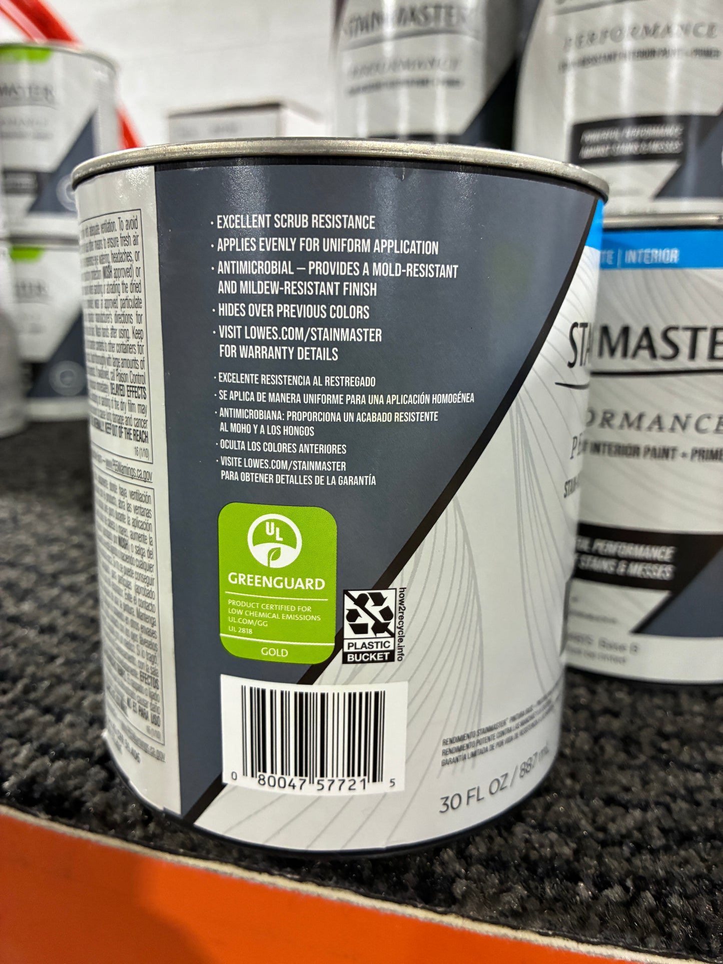 Stainmaster Performance Interior Paint + Primer (Matte Finish, Base B)