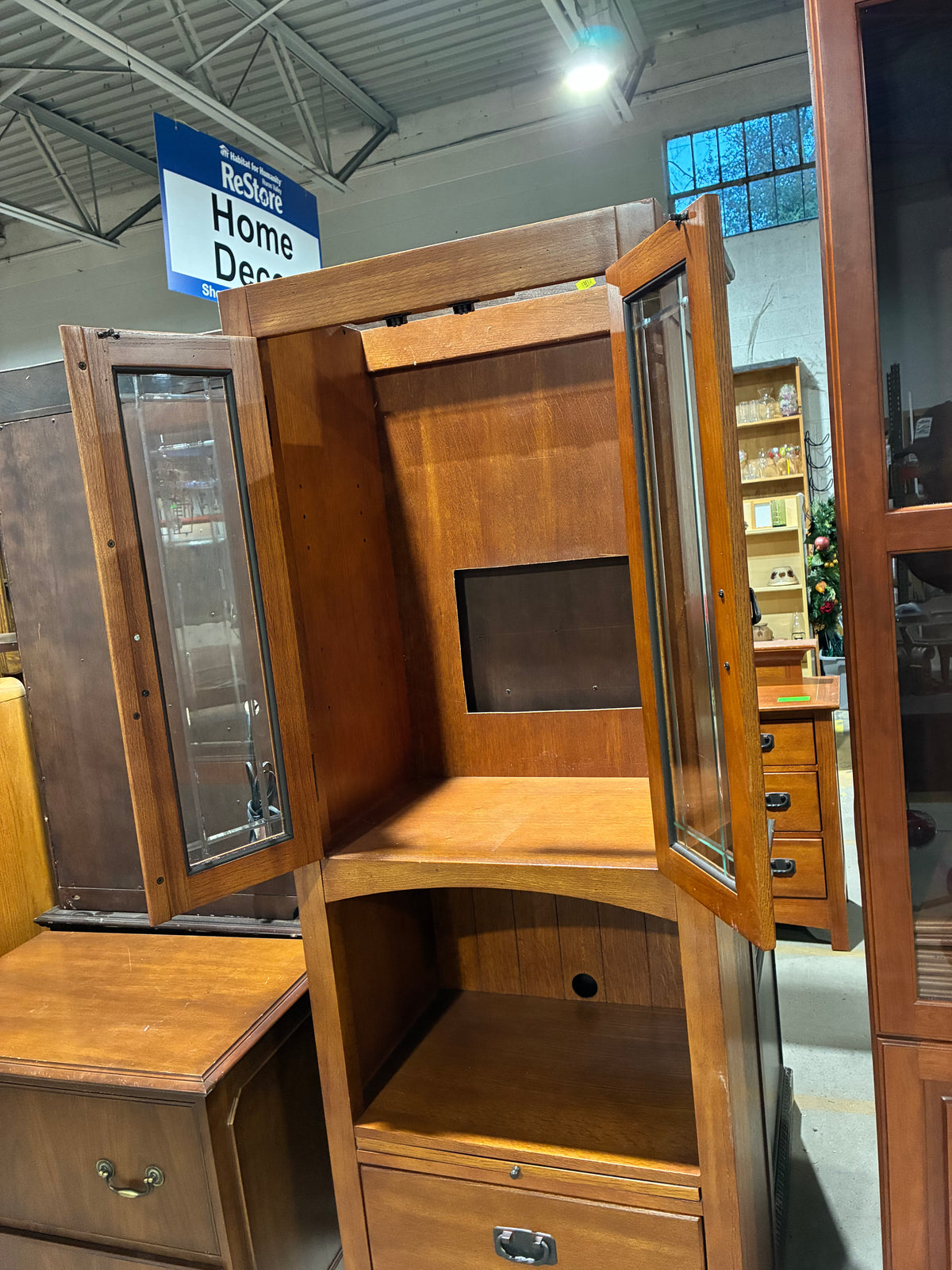 Wynwood Wood Media Storage Cabinet