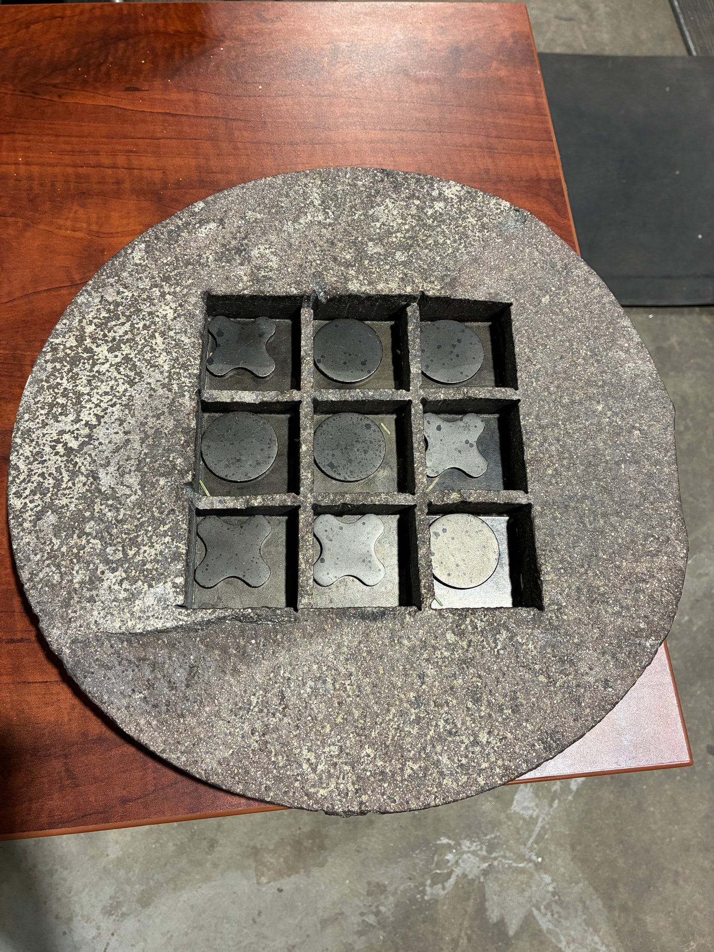 Natural Stone Tic Tac Toe Game Set
