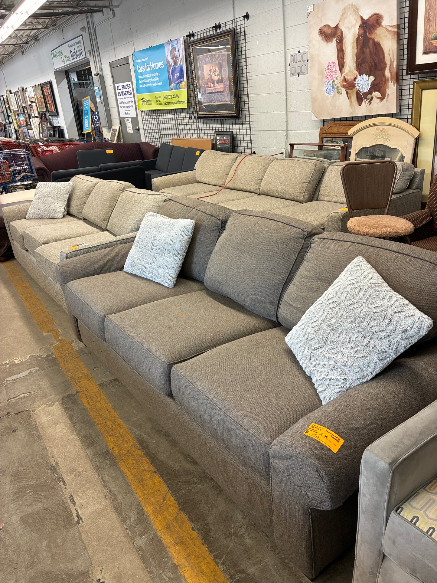 Smith Brothers Upholstered Sofa