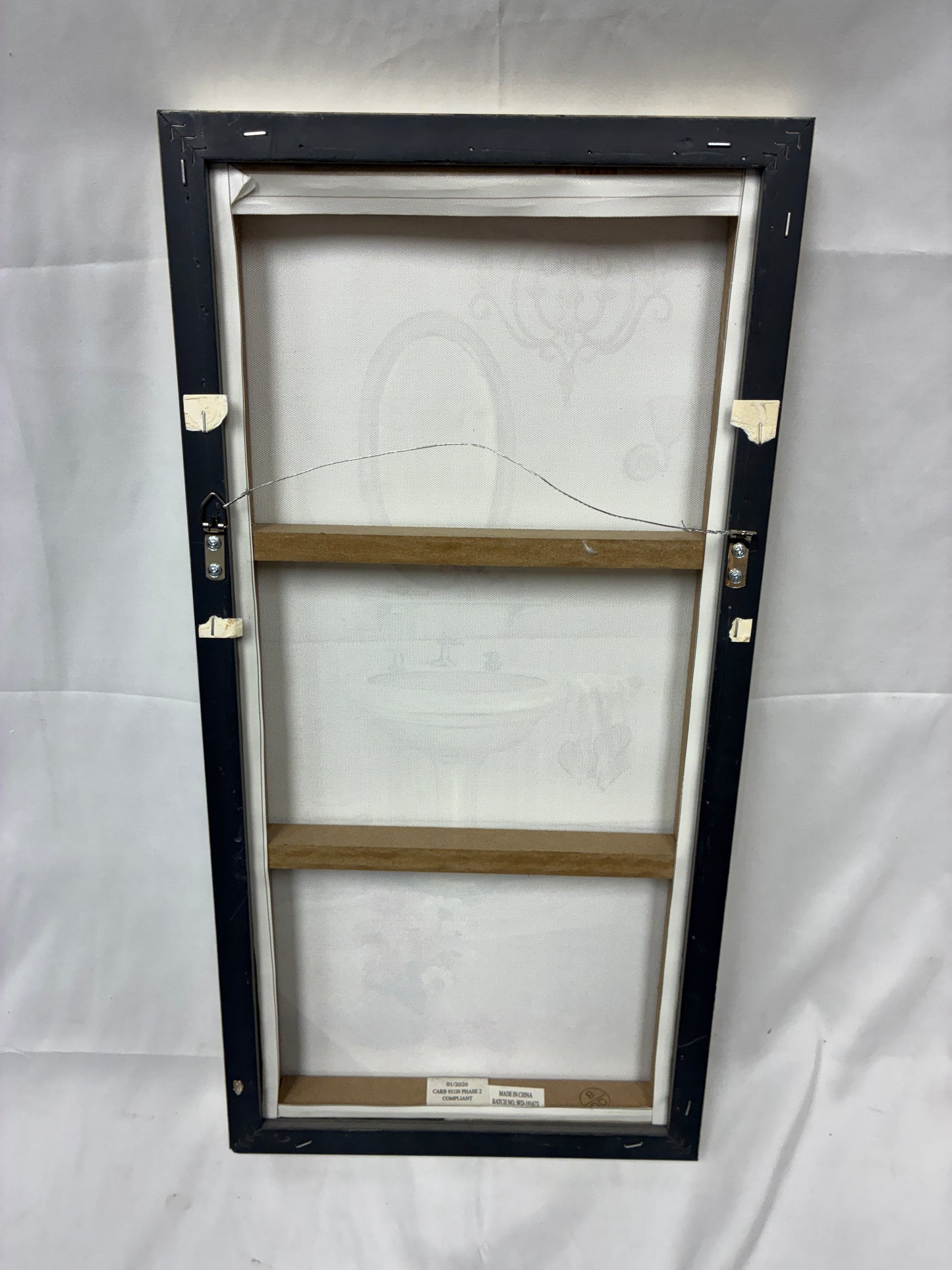 Framed Vintage Style Bathroom Artwork