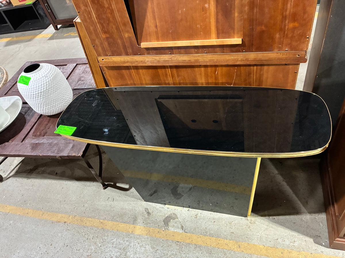 Black and Gold Console Table