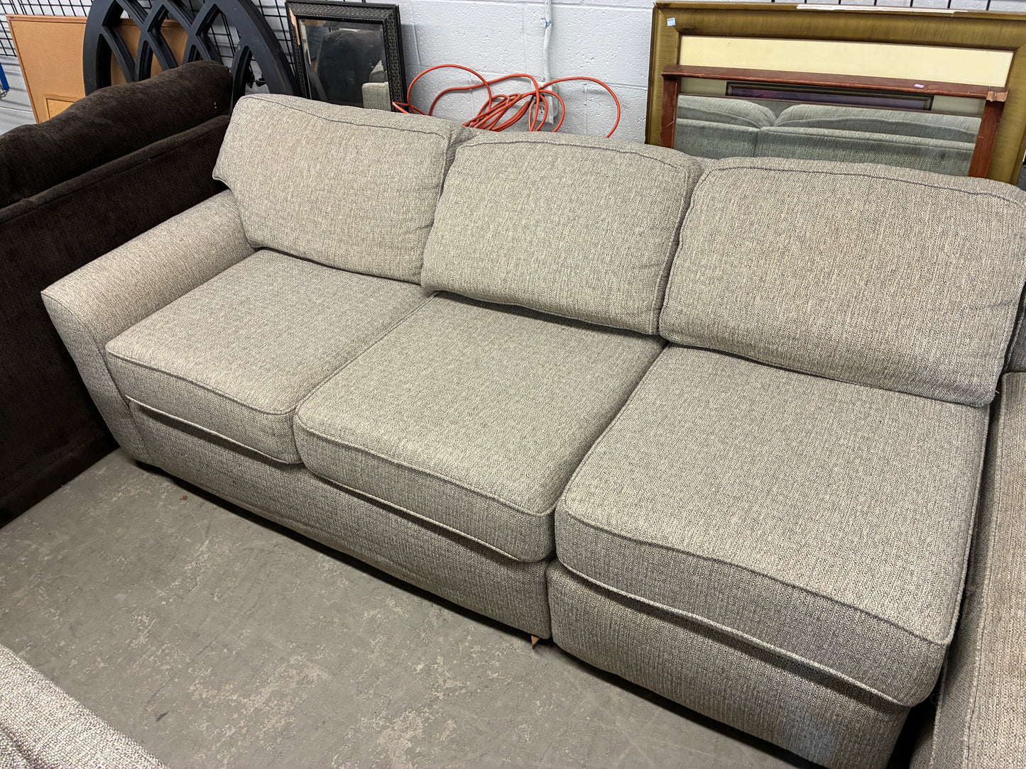 Gray Sectional Sofa with Chaise