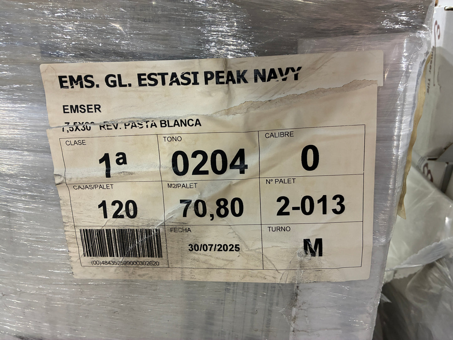 Emser Tile Peak Navy Glossy Ceramic Tile