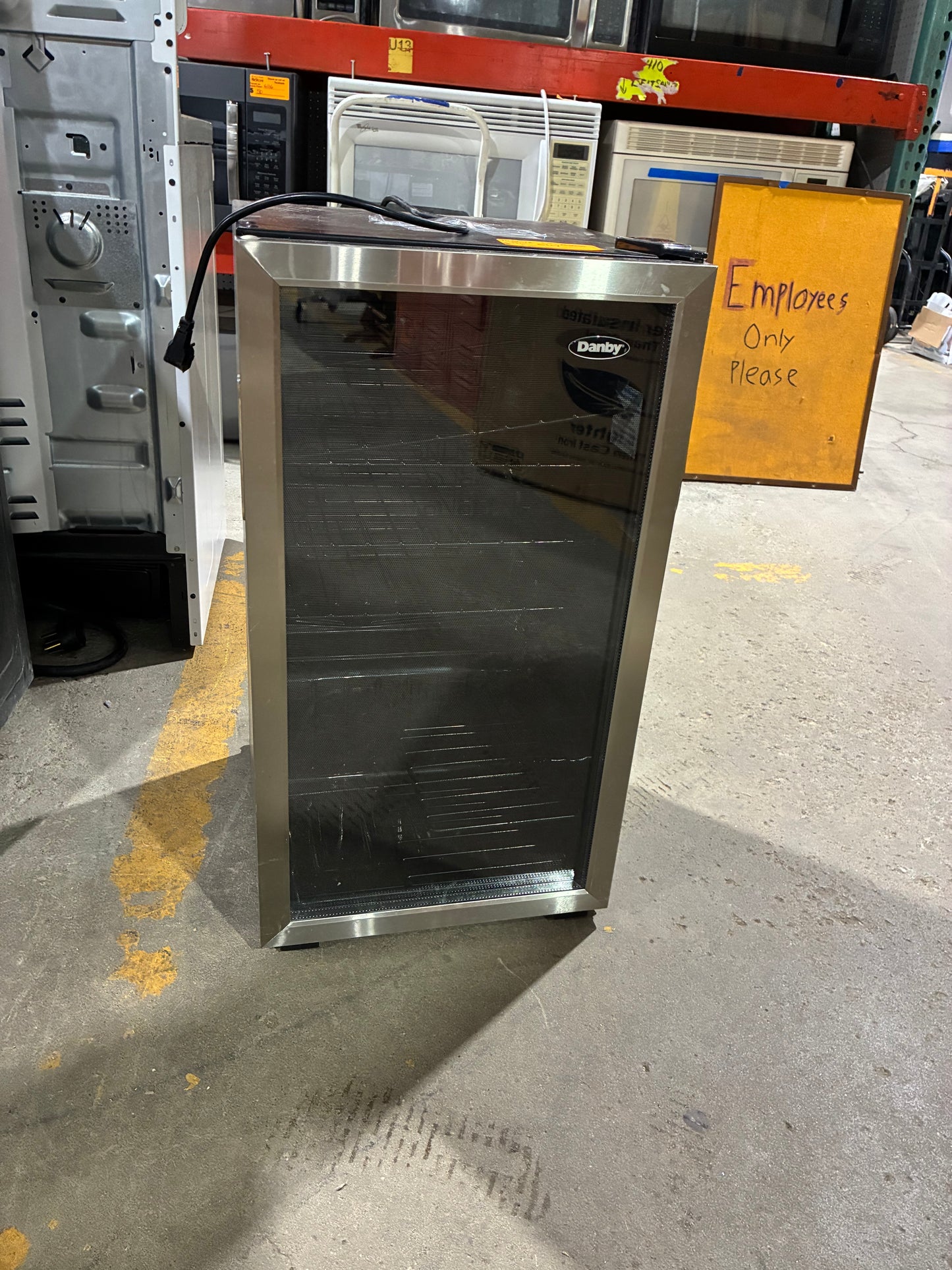 Danby Stainless Steel Wine Cooler (Model DWC93BLSDB)
