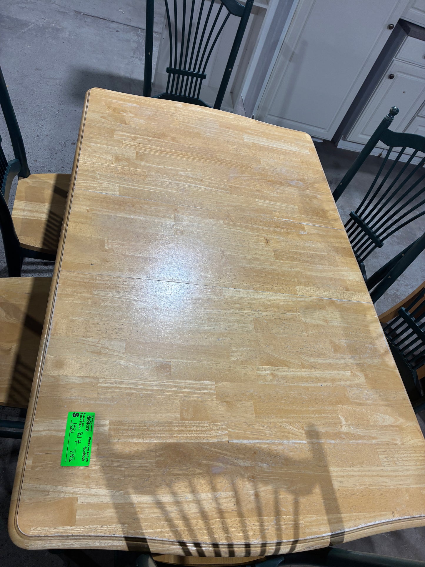 7-Piece Solid Wood Dining Set