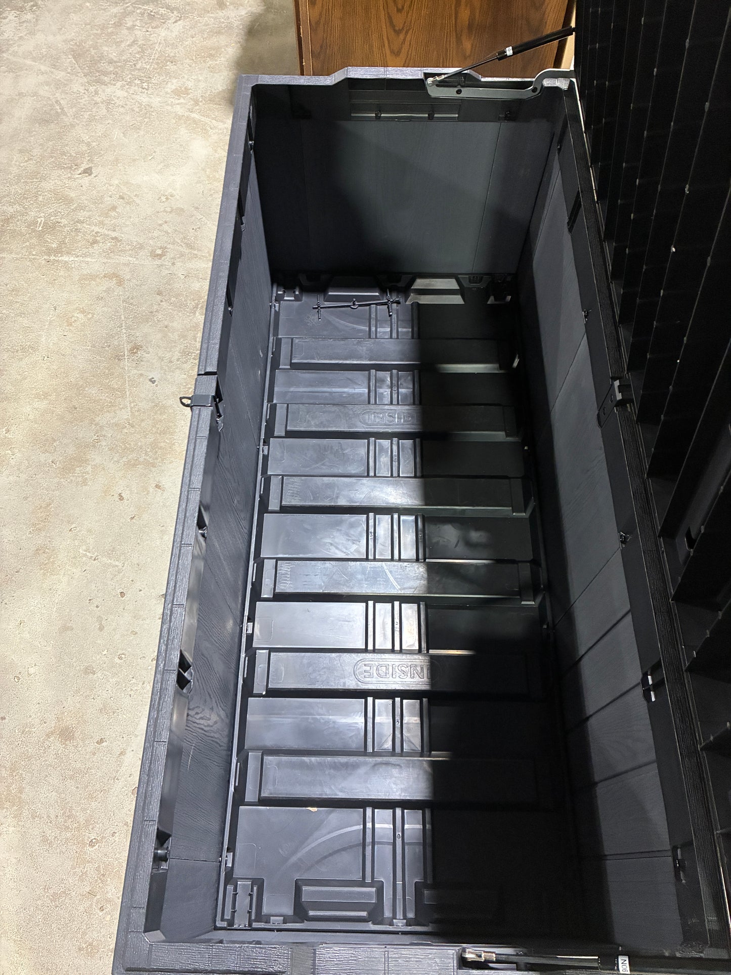 Black Outdoor Storage Deck Box