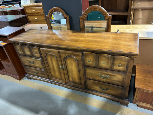 Vintage LEA Industries Dresser with Mirrors