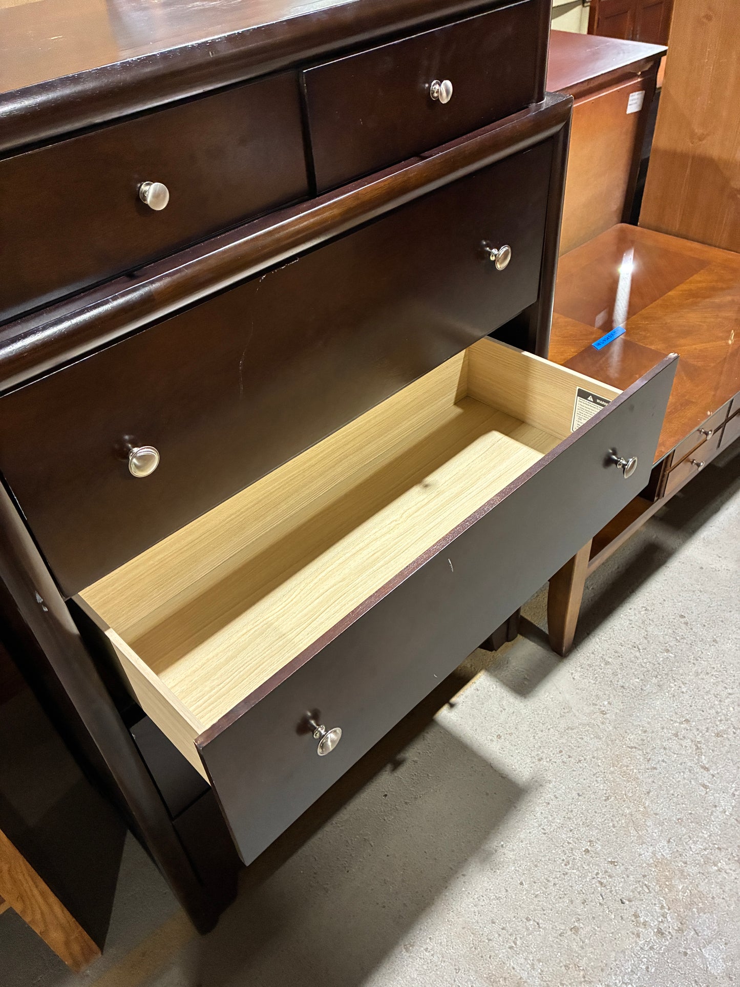 Dark Espresso 6 Drawer Chest