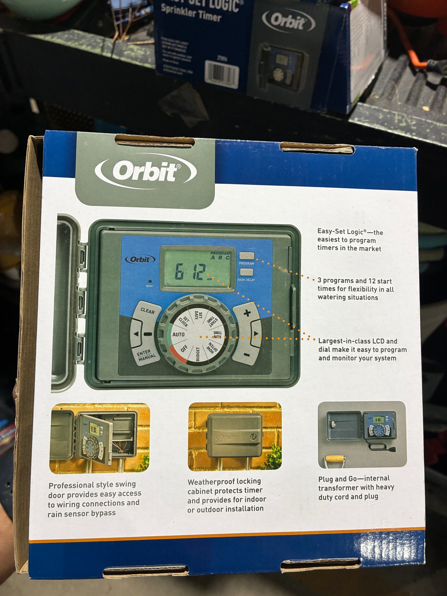 Orbit Easy-Set Logic 6-Station Sprinkler Timer