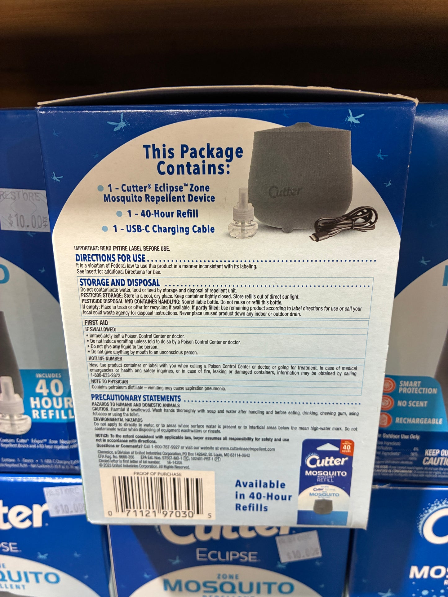 Cutter Eclipse Zone Mosquito Repellent Device
