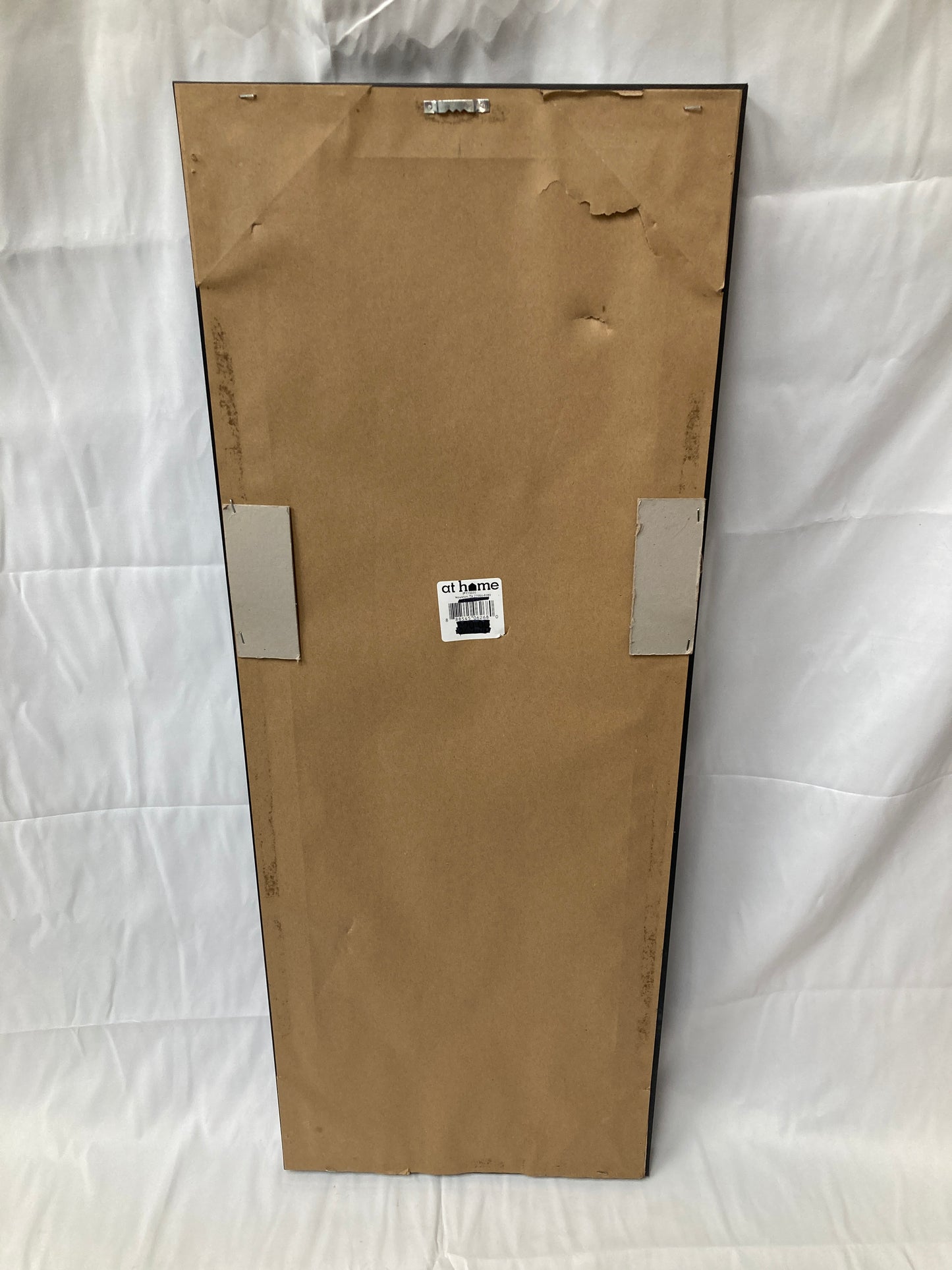 Framed Black & White Bamboo Forest Print