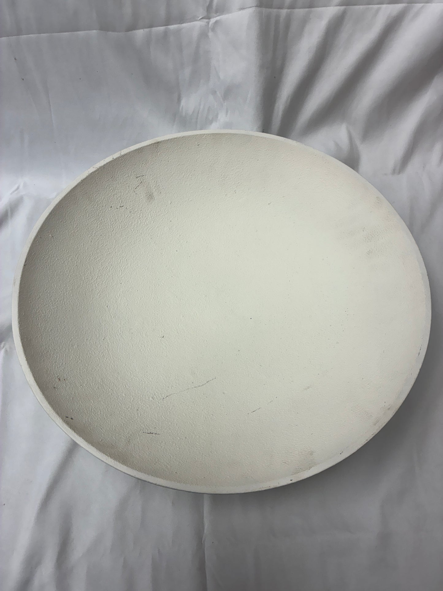 Arhaus Planes Footed Bowl – Textured White