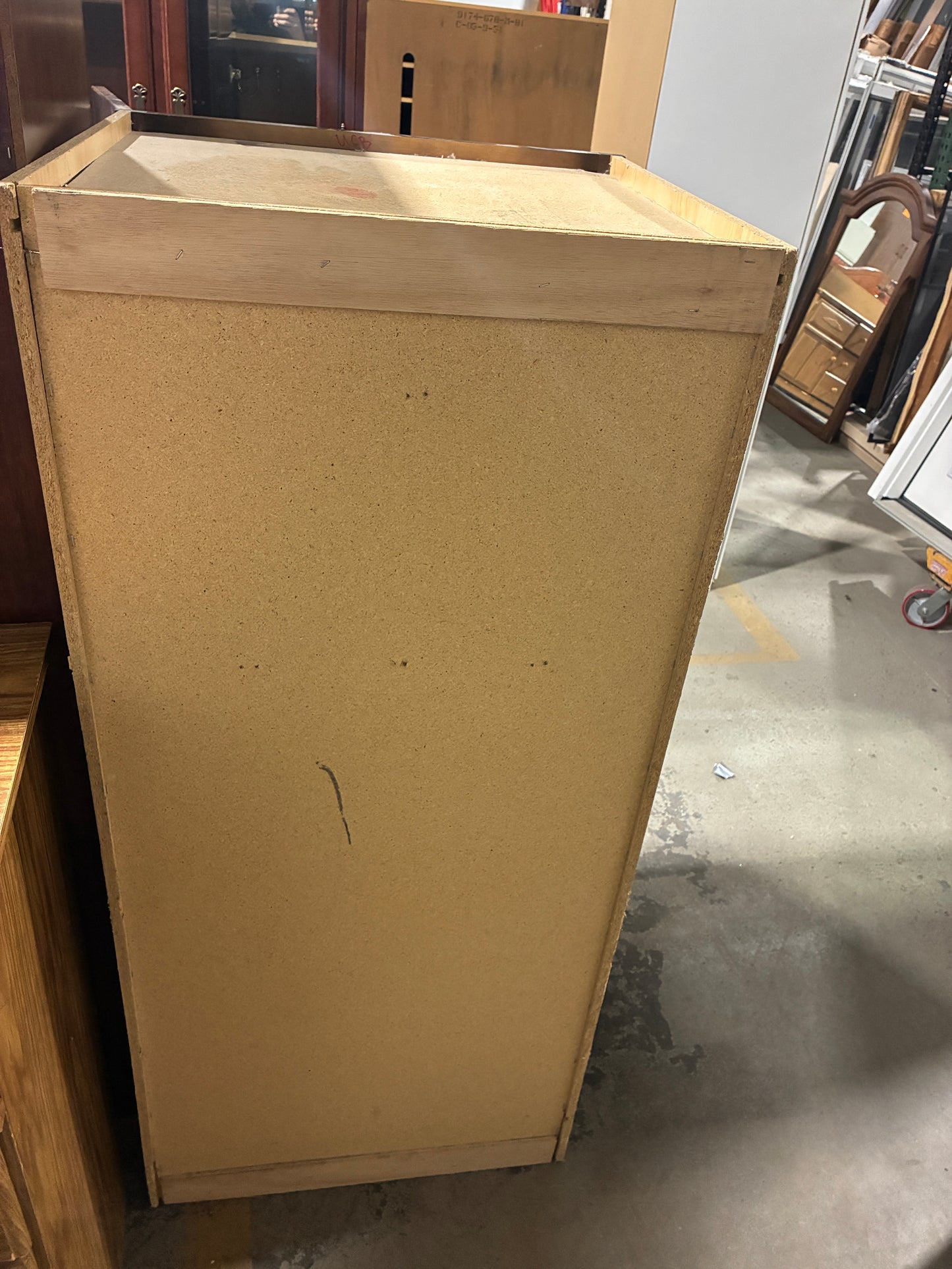 Espresso Hall Tree Storage Cabinet