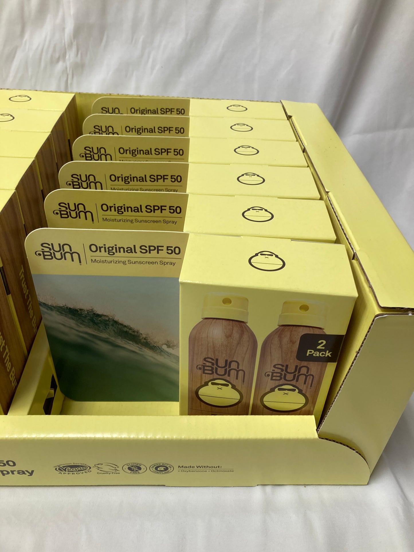 Sun Bum Original SPF 50 Sunscreen Body Spray 2-Packs