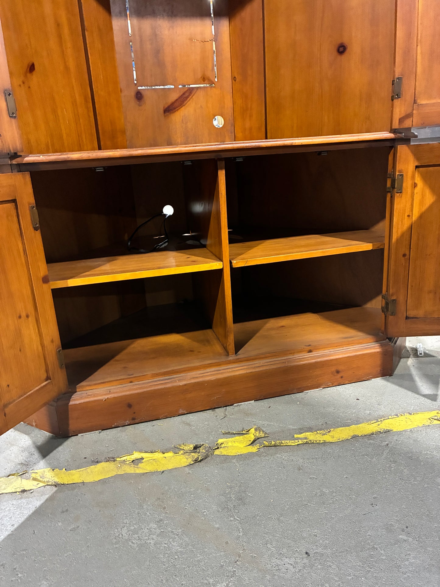Corner Entertainment Armoire