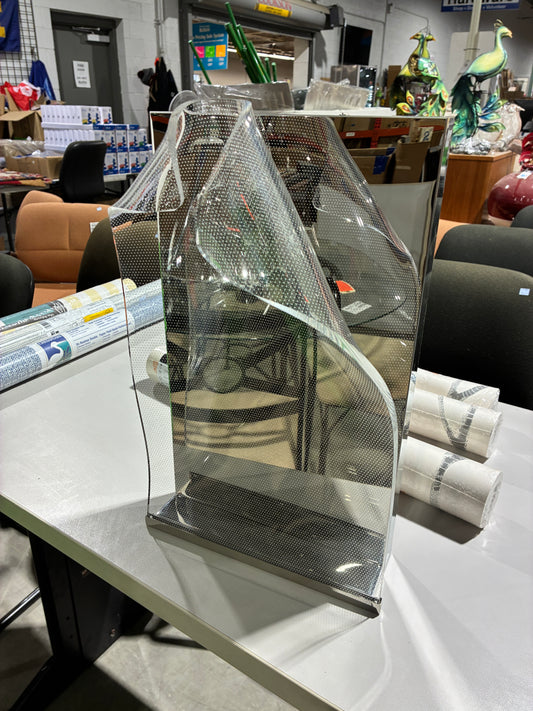 Modern LED Wall Sconce with Sculpted Acrylic Shade