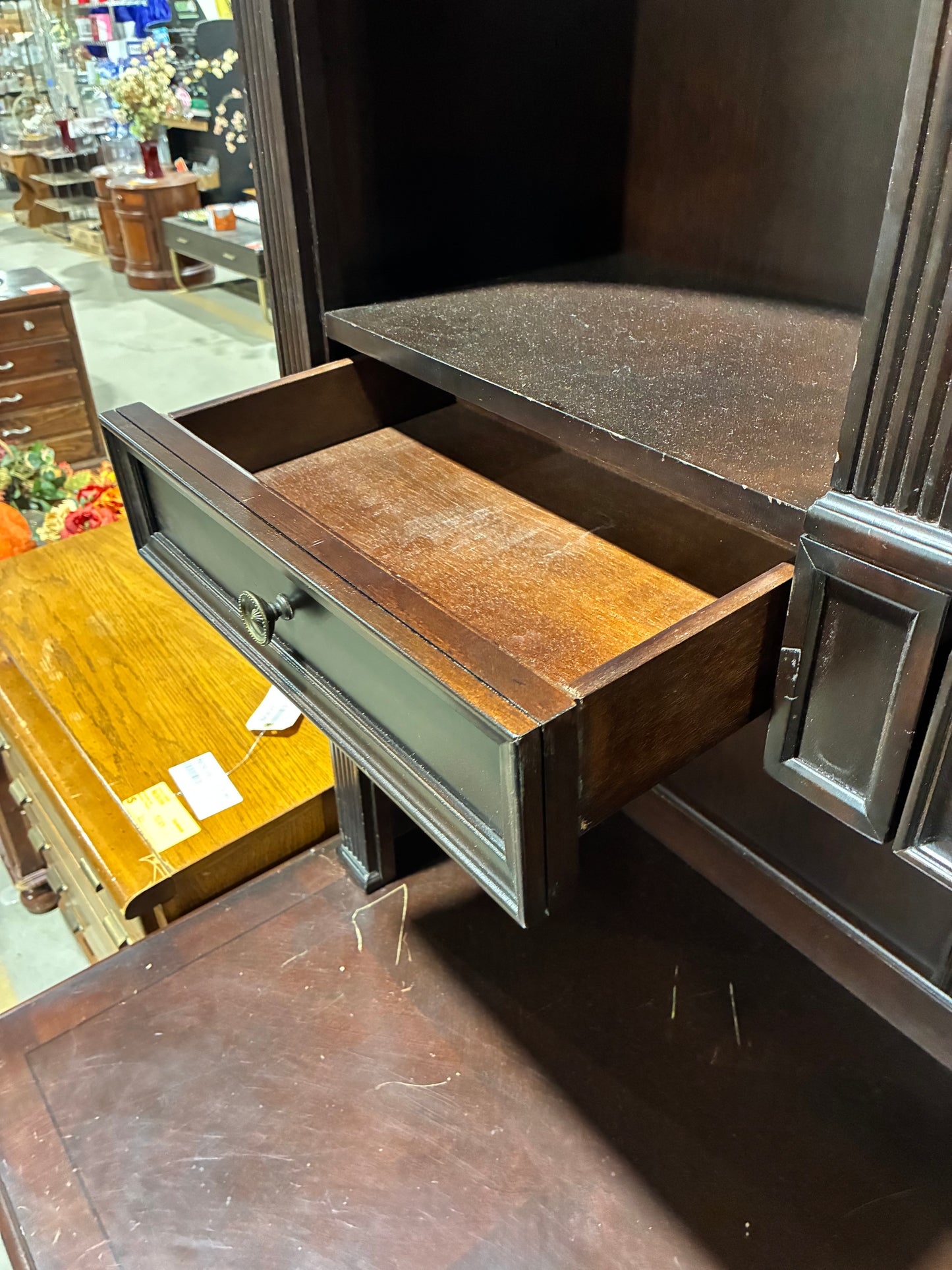 Executive Desk with Lighted Hutch