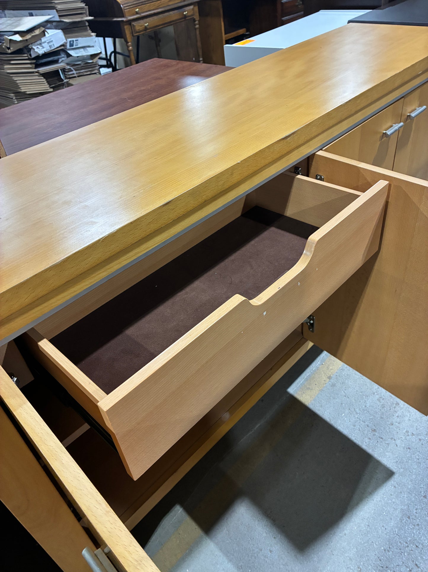 Modern Wood Sideboard Cabinet