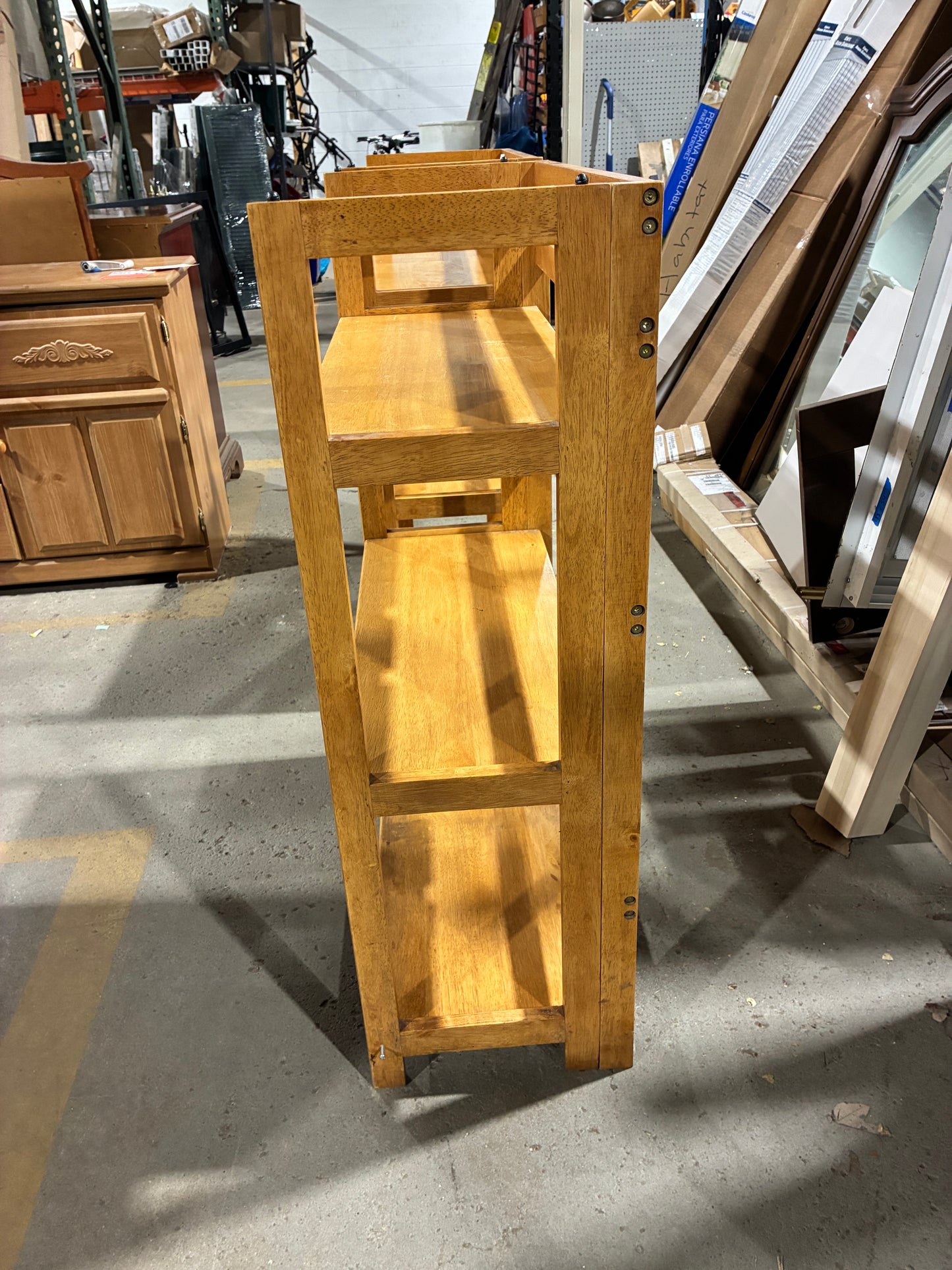 Wooden 3-Tier Shelving Units $30 each