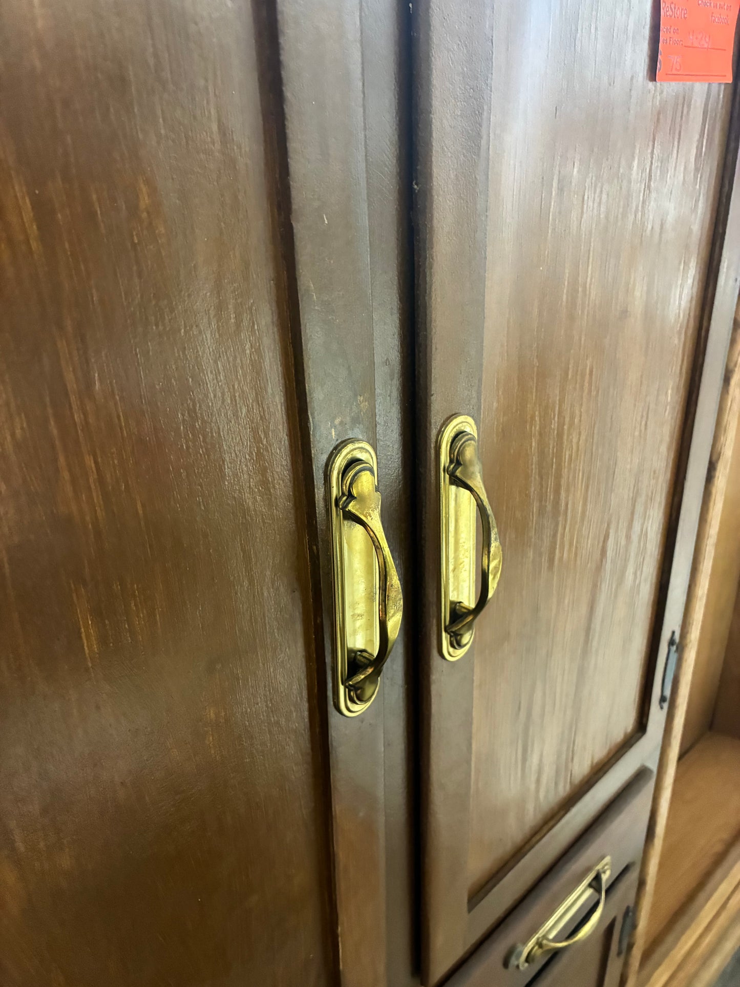 Vintage Wood Storage Cabinet