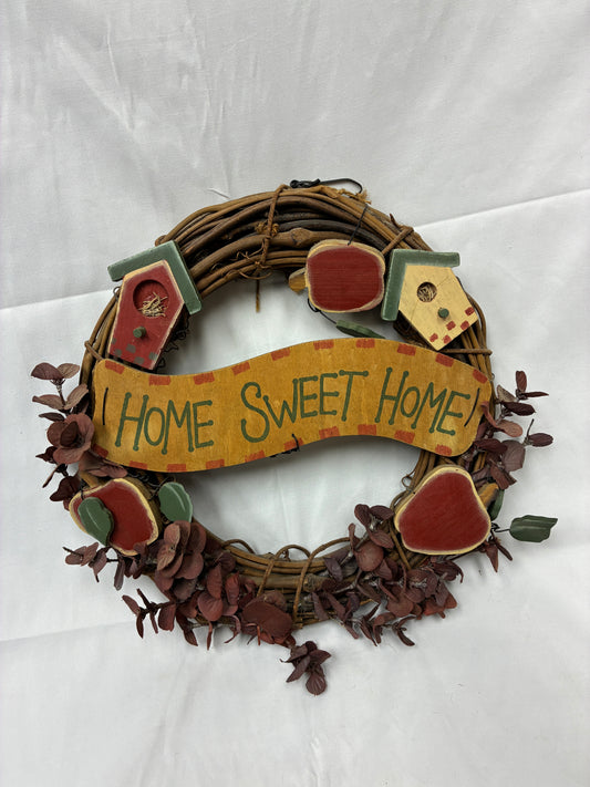 “Home Sweet Home” Decorative Wreath