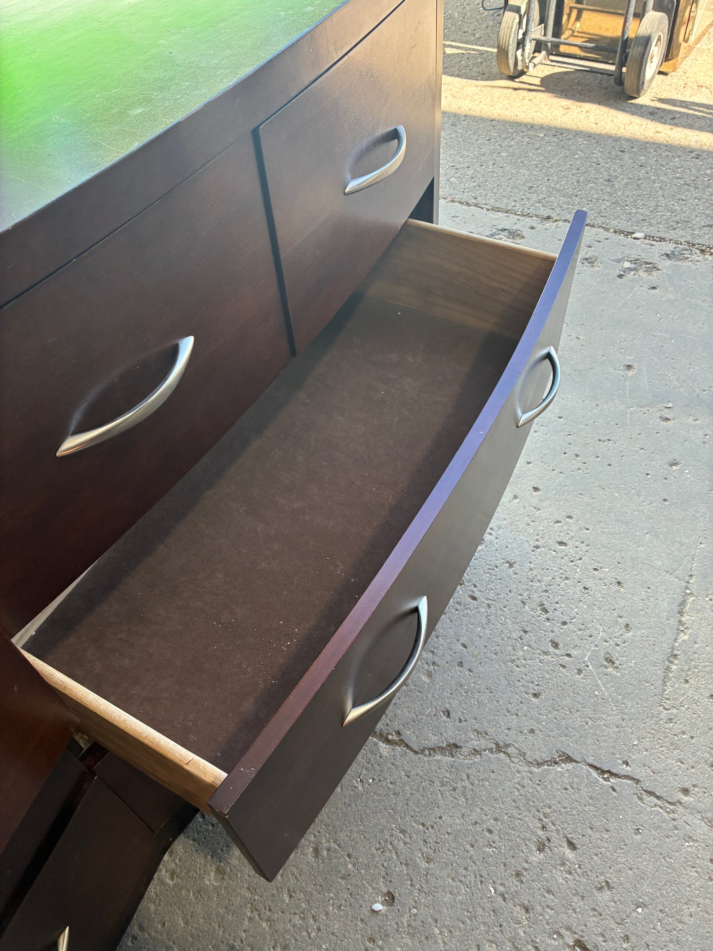 Kathy Ireland Home Curved Double Dresser