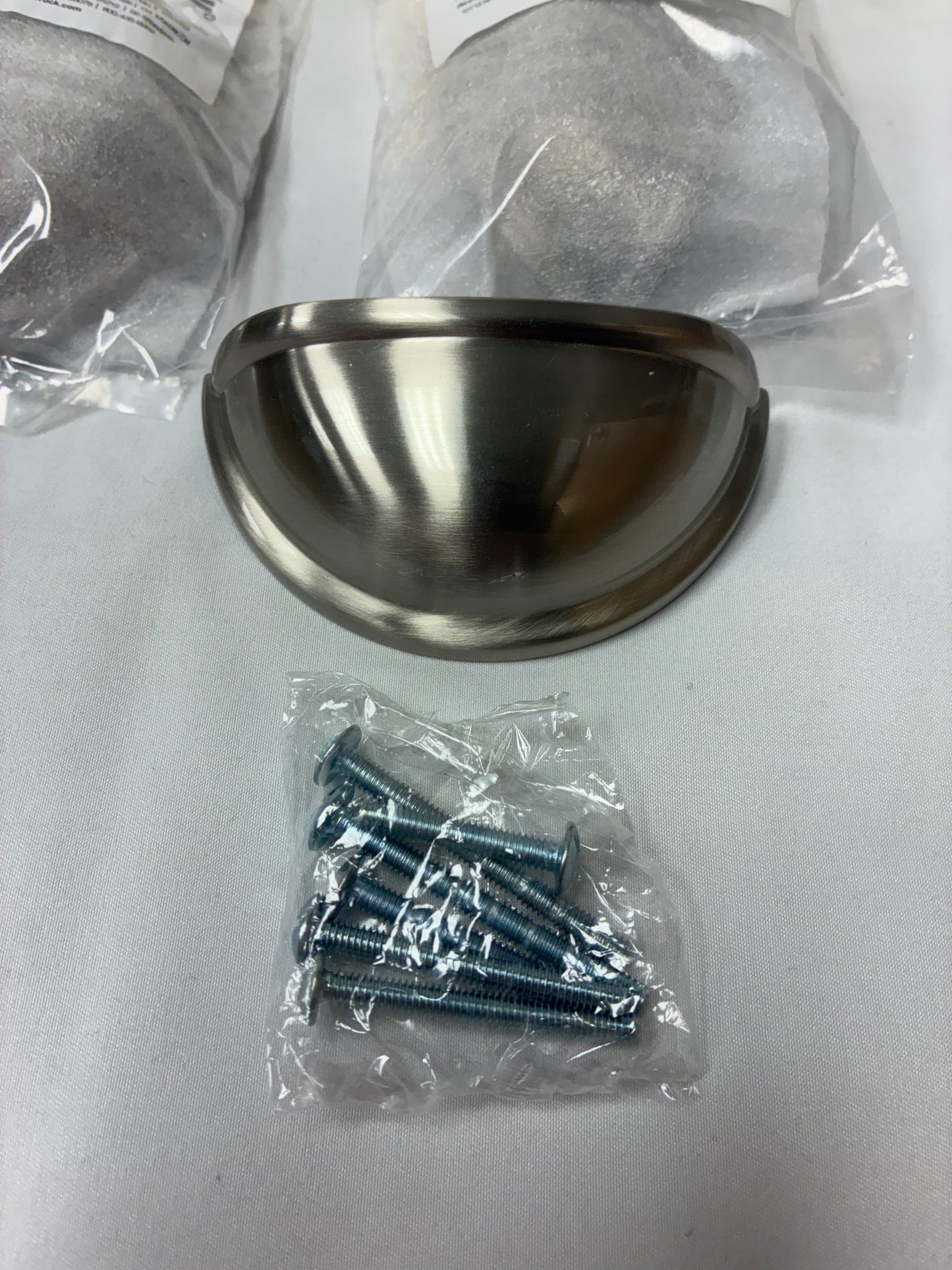 Amerock Satin Nickel 3" Cup Pull Cabinet Handles