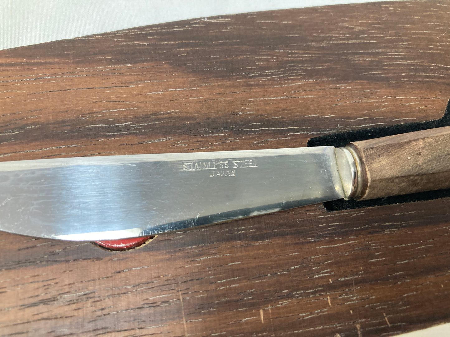 Vintage 1914 Chevrolet Cheese Board with Knife