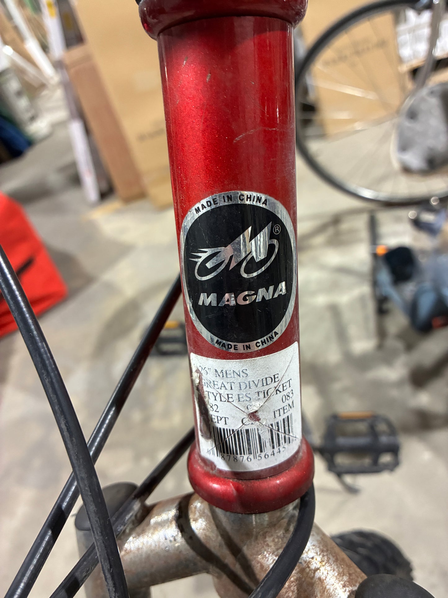 Red Magna Great Divide Mountain Bike