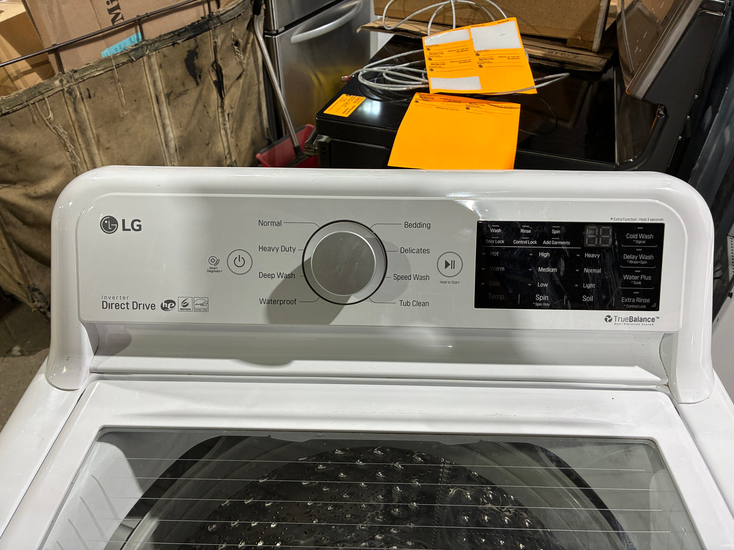 LG High-Efficiency Top Load Washing Machine