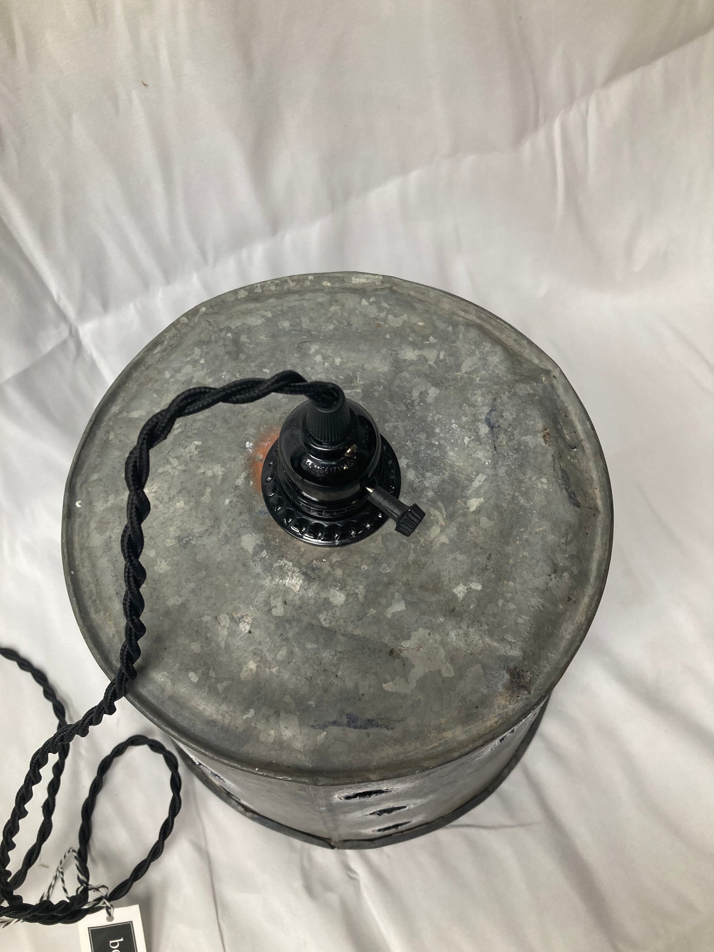 Boxwood Rustic Galvanized Pendant Light