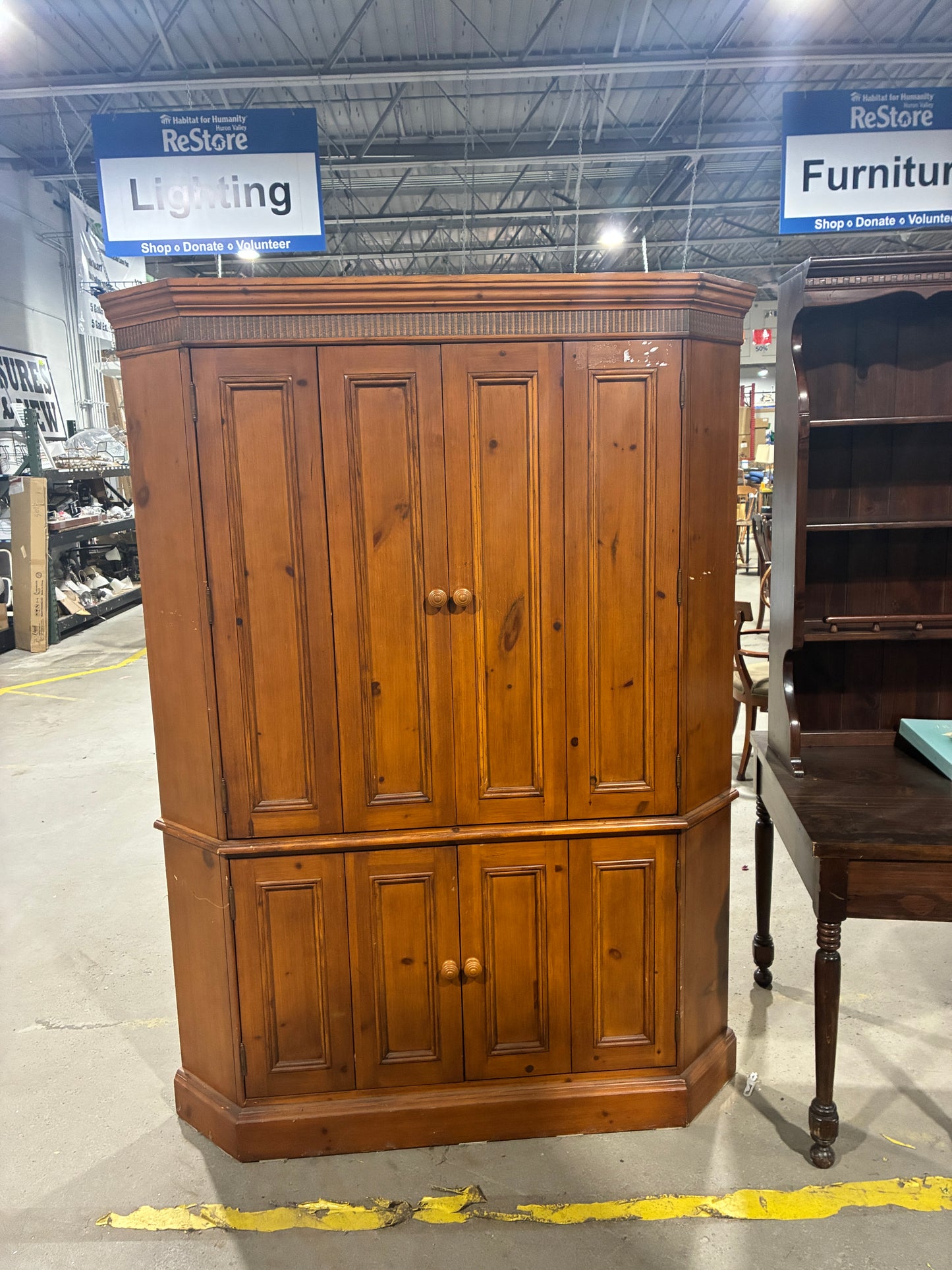 Corner Entertainment Armoire