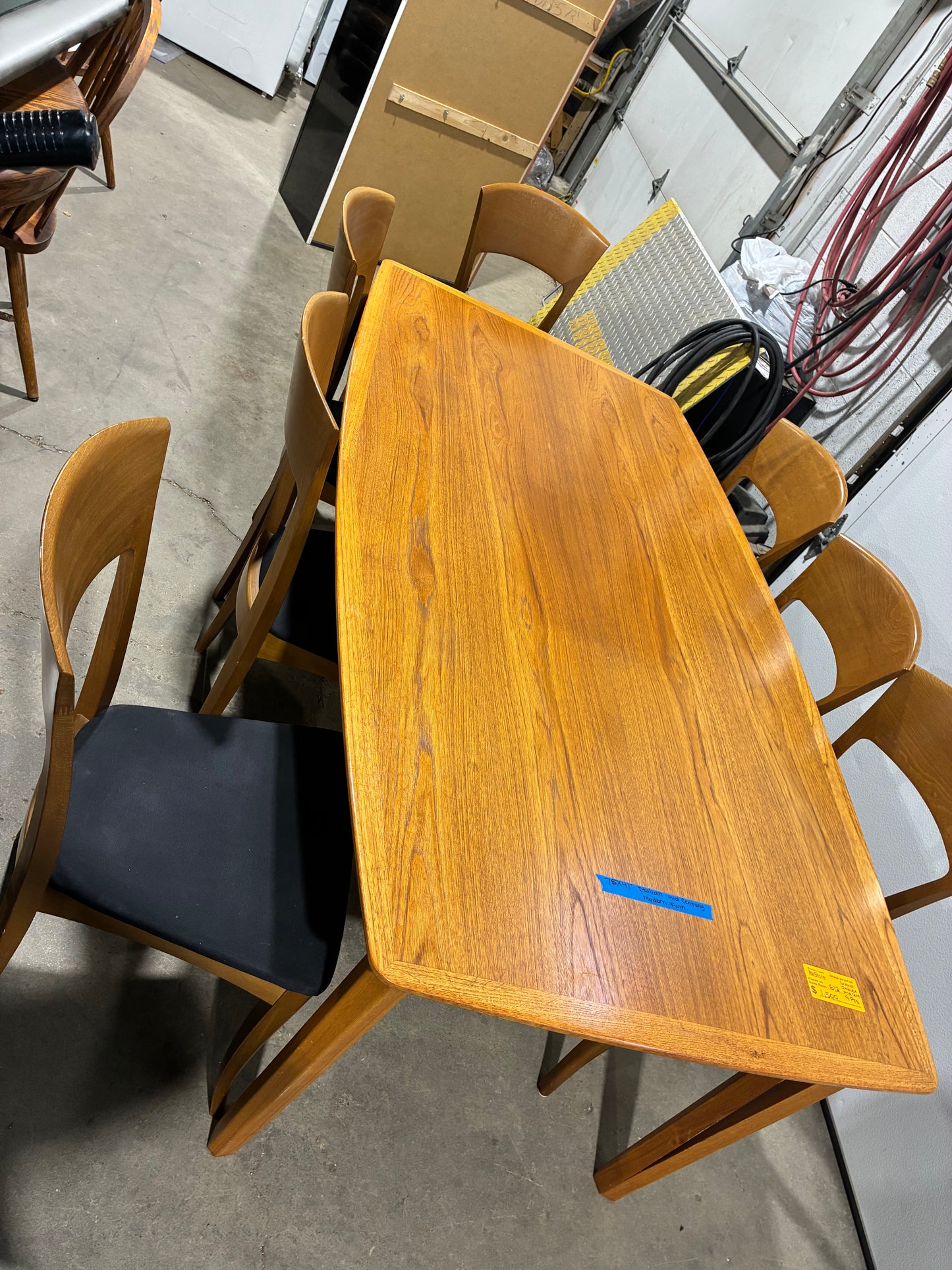 Italian Mid-Century Modern Dining Set by A. Sibau