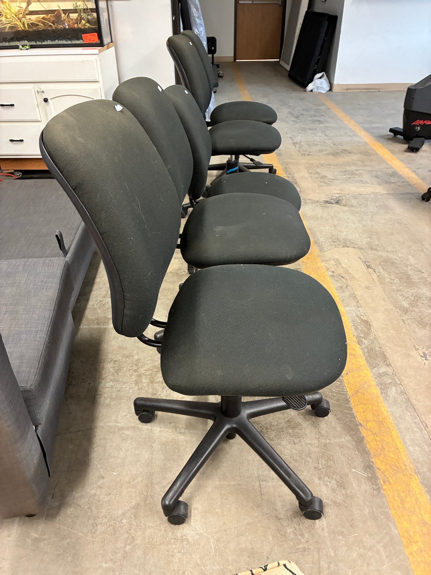 Black Rolling Office Chairs