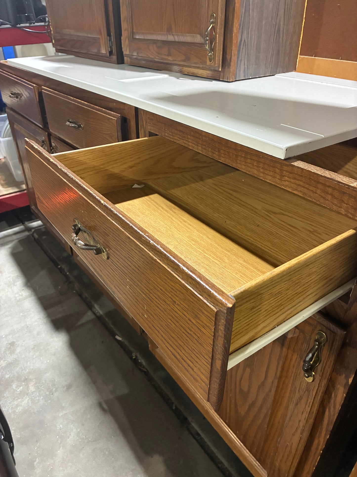 Wood 10 Piece Kitchen Cabinet Set with Upper and Lower Cabinets